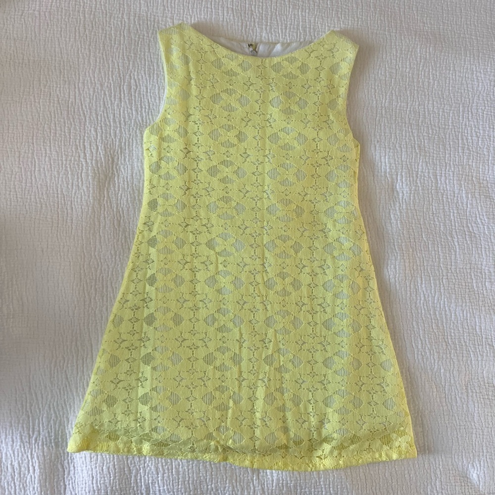 isabel garreton lace church dress yellow spring Easter dress size 3 toddler